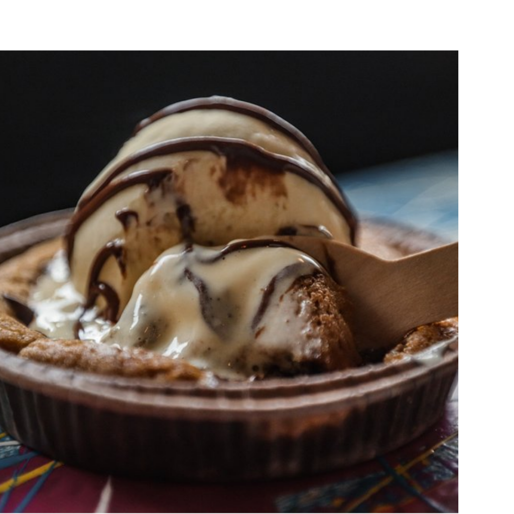 Treat yourself to playful ice cream sandwiches at Crumbs & Cream. A fun stop near THREE43 ON B.