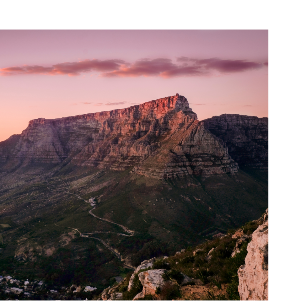 A short drive from THREE43 ON B, Table Mountain offers an unforgettable hiking experience through diverse trails suited for all fitness levels.