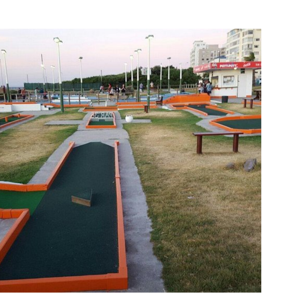 Enjoy seaside mini-golf at Sea Point Putt-Putt. Perfect for families or casual fun near THREE43 ON B.