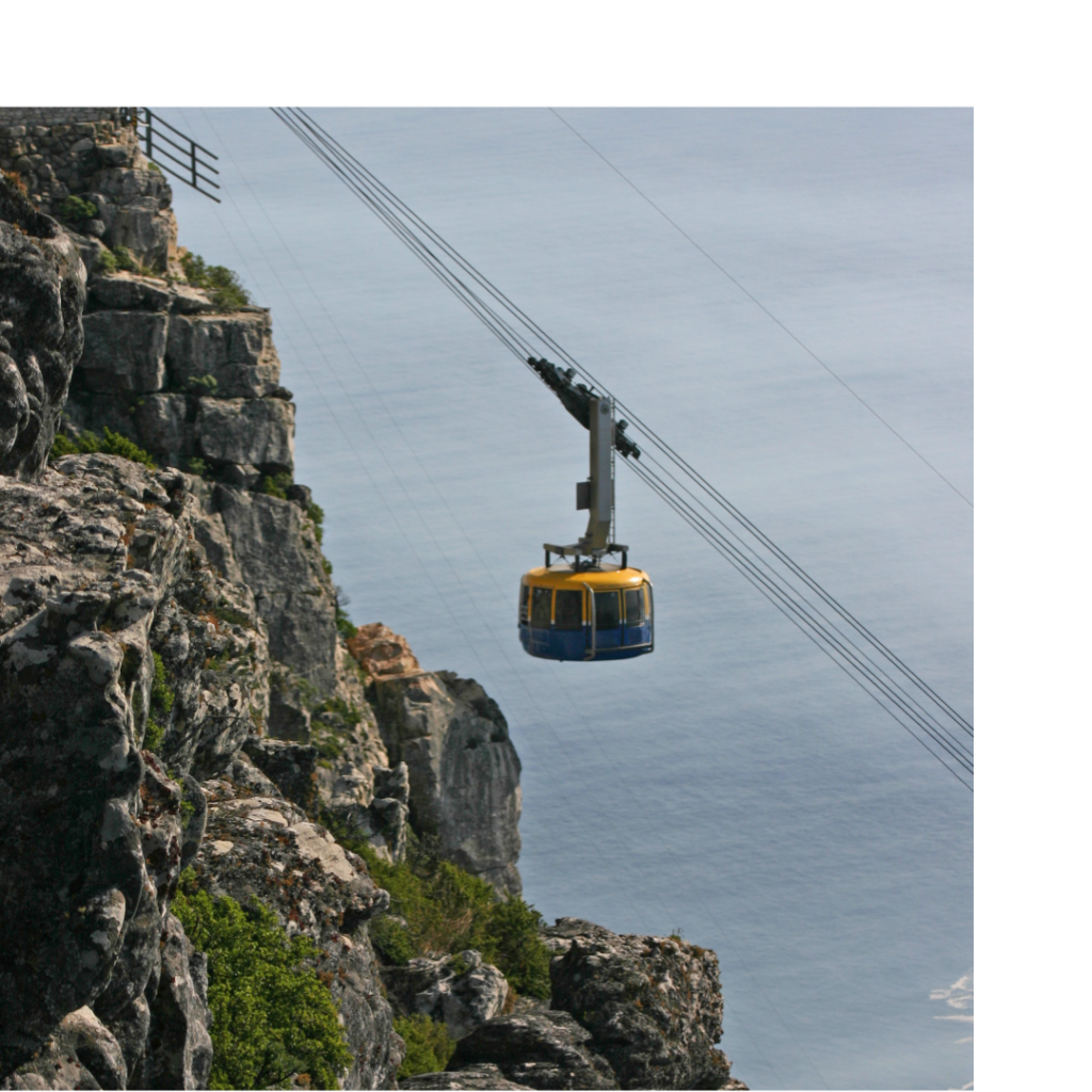 Ascend Table Mountain via the cableway for breathtaking views of Cape Town.